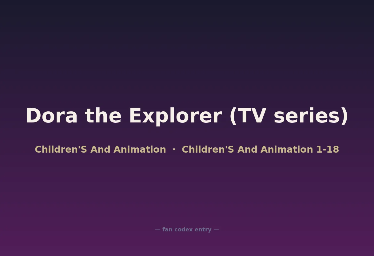 Dora the Explorer (TV series)