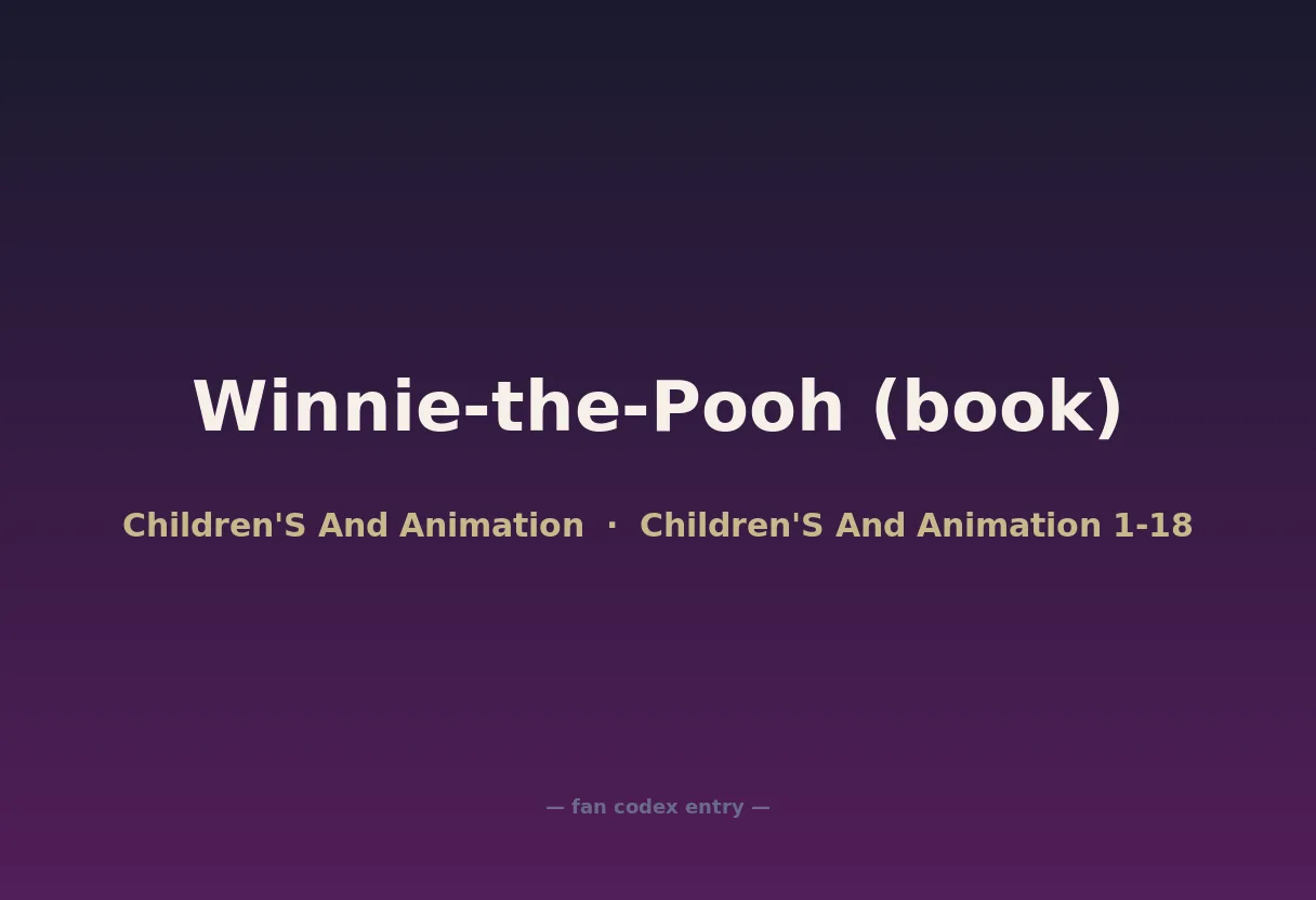 Winnie-the-Pooh (book)